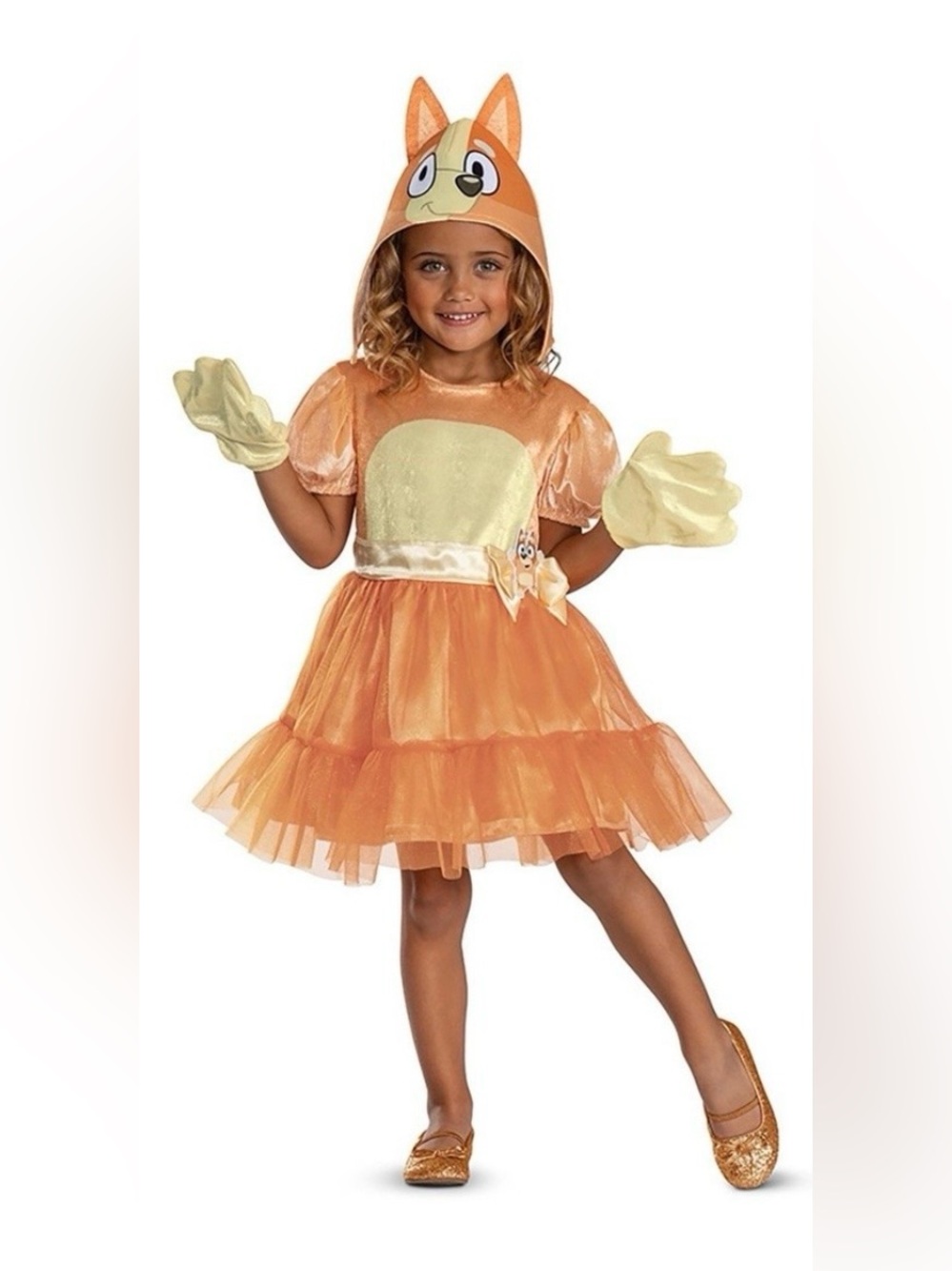 Bluey Bingo Medium 3T/4T dress costume Halloween Dress Up NWT
